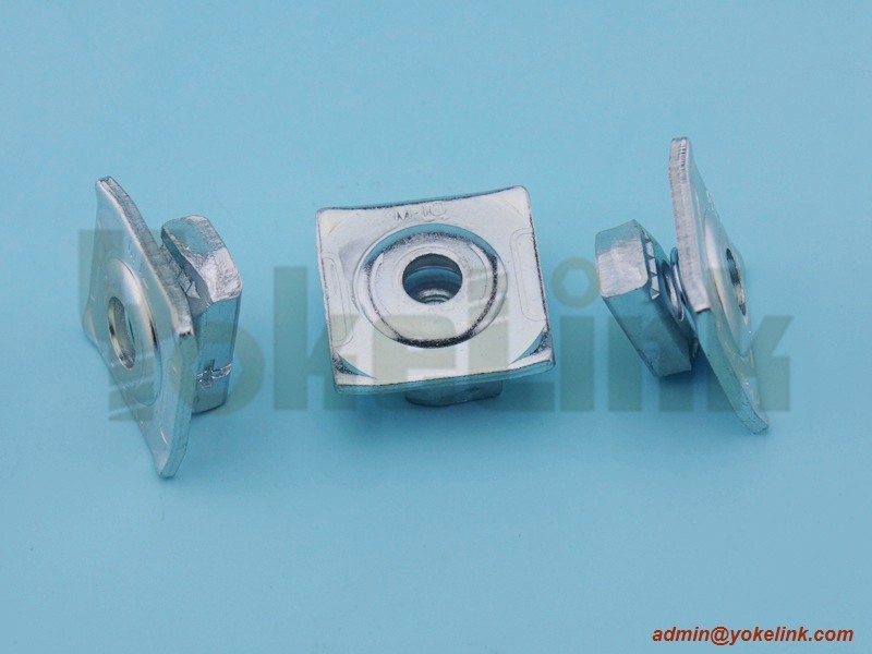 Factory price Zinc plated M12 Combo Nut Washer For Channel Hardware Fitting