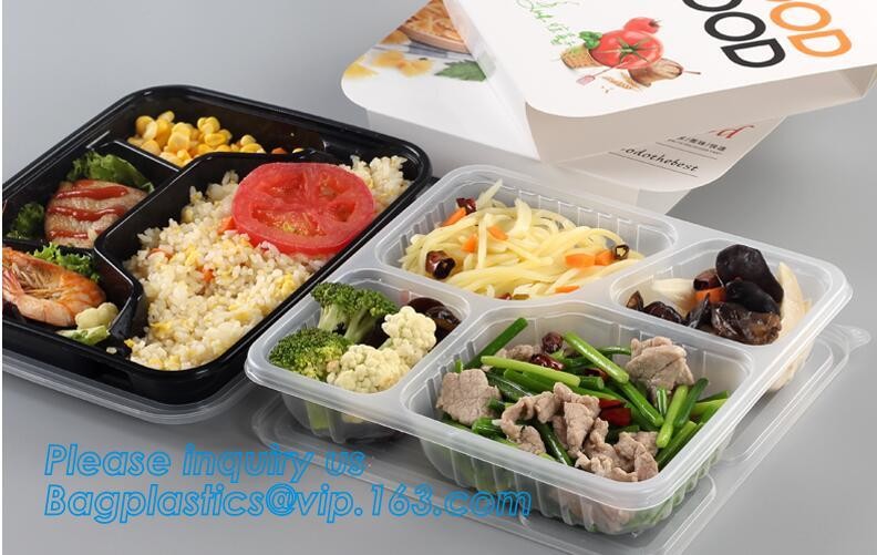 Meal Prep Containers Free Sample Bento Lunch Box Biodegradable Food Container Plastic Wheat Straw Lunch Box bagplastics