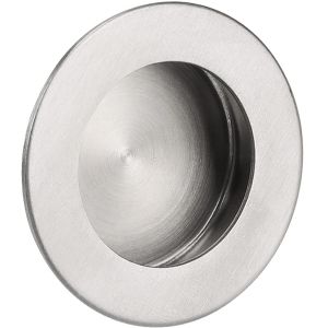 Flush Hidden Pull Handle Round SUS304 For Closet