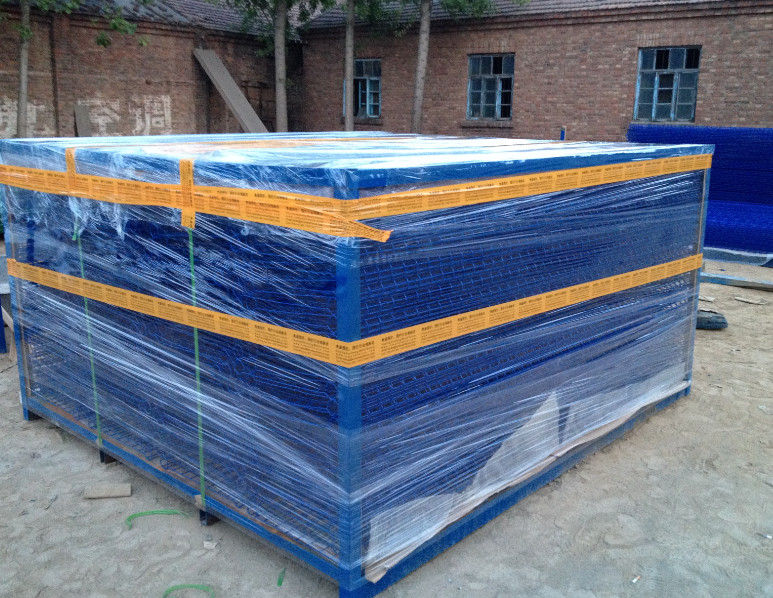 high-quality powder coated double loop wire mesh metal garden fence
