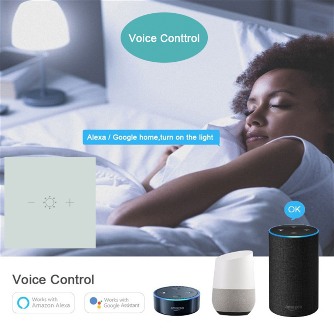 Smart Life Home Automation Wi-Fi Dimmer Switch