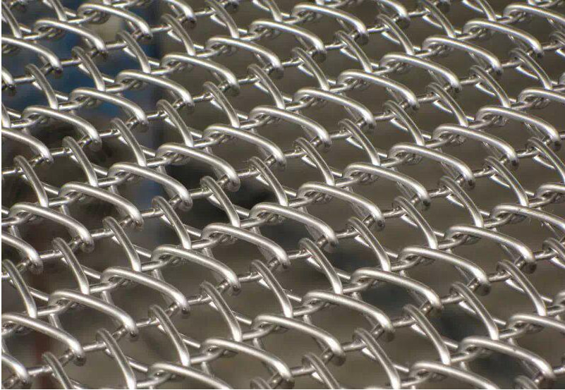 Heavy Duty Flexible Conveyor Belt Eye Flex Modular Chain Edge Alkali Resistant