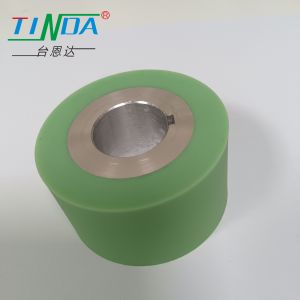 Temperature Resistant Round Cylindrical Rubber Feed Wheels Sewing Rollers For