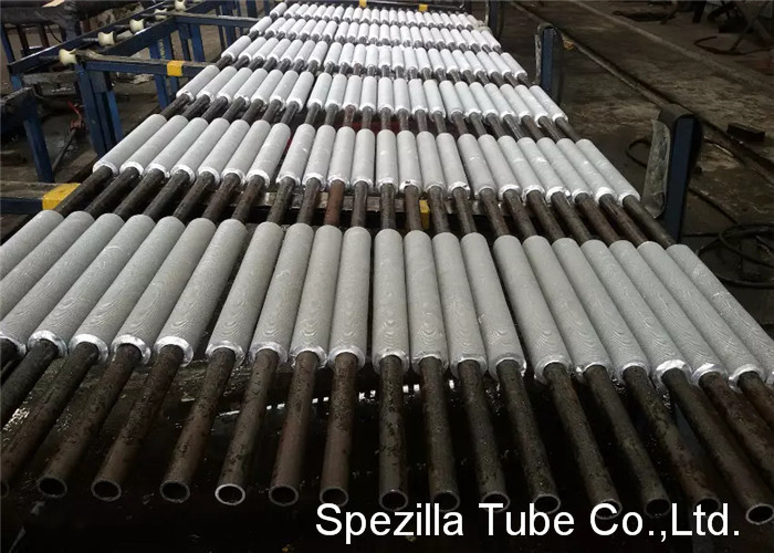 Copper / Aluminium heat exchanger tubing ,G Type Fin Tubes AL1100 ASTM A179 OD5/8''