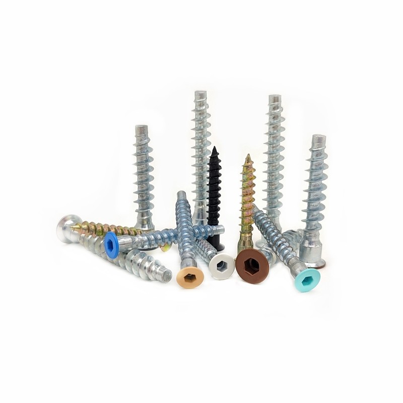Countersunk Wooden Cabinet Screws Self-Tapping 2.9mm M6*50 M7*28 Flat Head Hexagonal Self-Tapping Screws