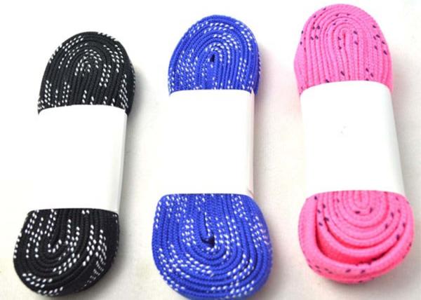 96 Inches Red Ice Hockey Laces Tight Moulded Tips Non Slip For Skate Shoes