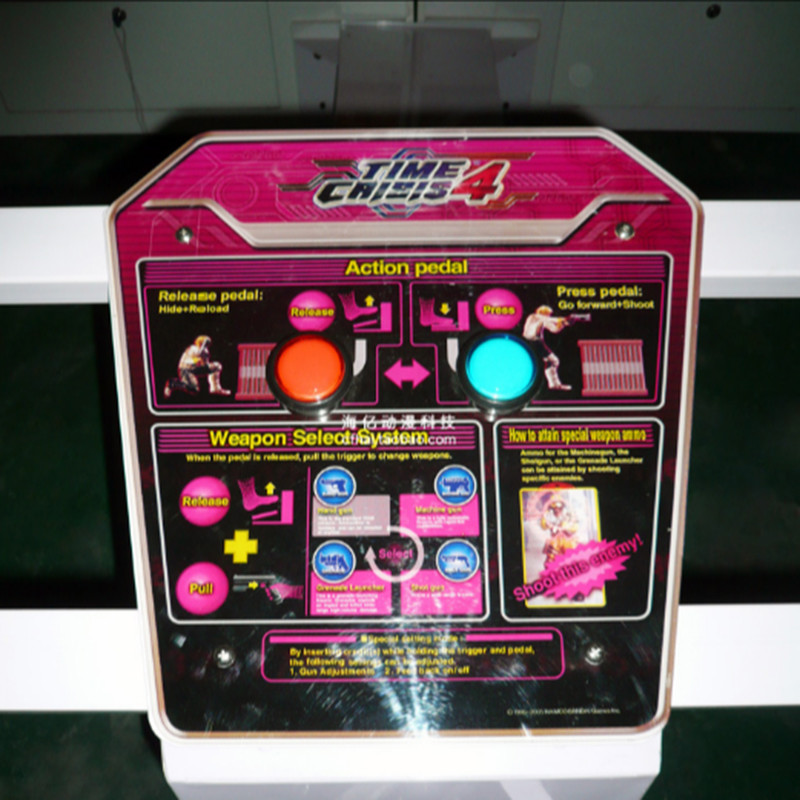 High Performance Time Crisis 4 Arcade Machine , Metal 55" HD Arcade Coin Machine