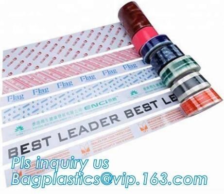 Custom Logo Printed clear packing tape adhesive for bopp tape,Adhesive Bopp