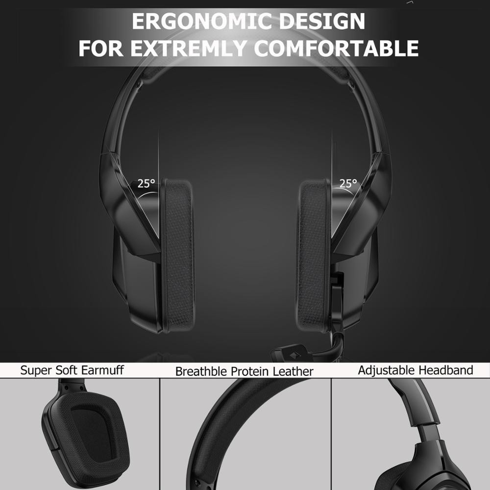 Bass PS4 2.2kohm Onikuma K20 Gaming Headset With Mic
