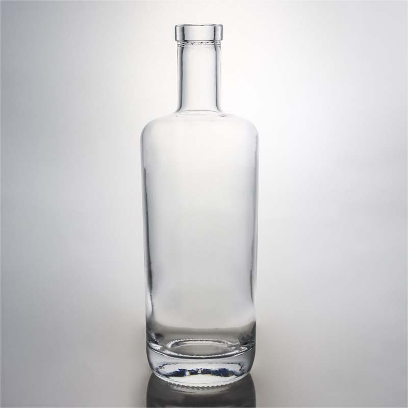 Glass Bottle with Lid Adaptable to Different Scenarios of Rum Vodka Whisky Tequila Gin
