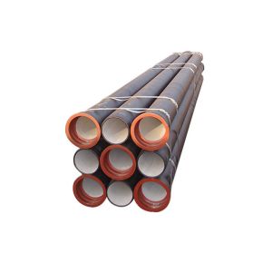 ISO2531 En545 En598 Class K7 K9 Water Pressure Ductile Iron Pipe with As Requested External Coating Custom Made Support