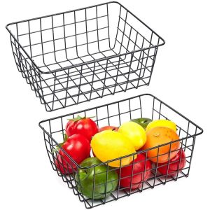 China Square Wire Mesh Container Vegetable Mesh Storage Baskets on sale