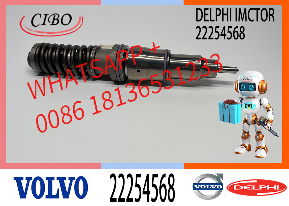 22254568 Senhor VOE22254568 BEBE4P03002 Excavator Truck Engine Part Common Rail Injector Diesel Fuel For VOL-VO MD13 D13LK