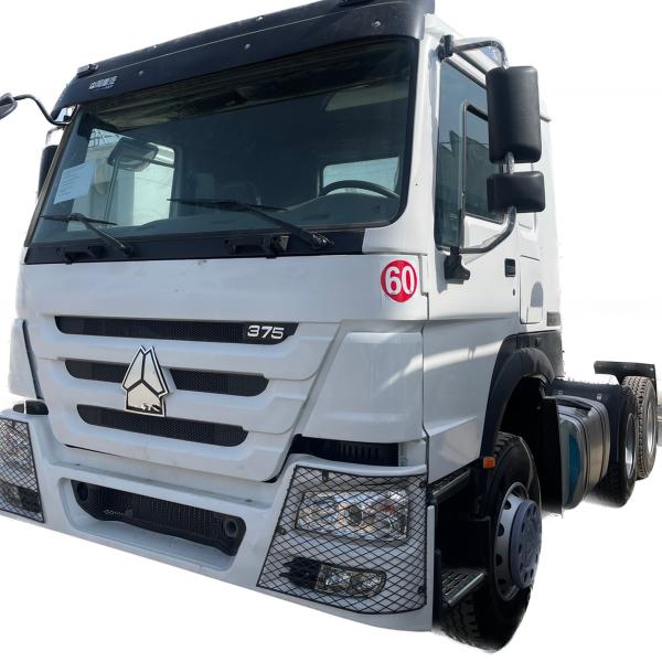 6x4 Wheel 375 HP Sino Prime Mover Right Hand Drive Used Trailer Tractor Truck