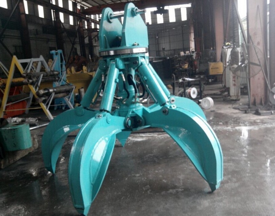 Hydraulic Orange Peel Grapple New Excavator Attachment Crane Grab Bucket for 5-40 Ton Digger