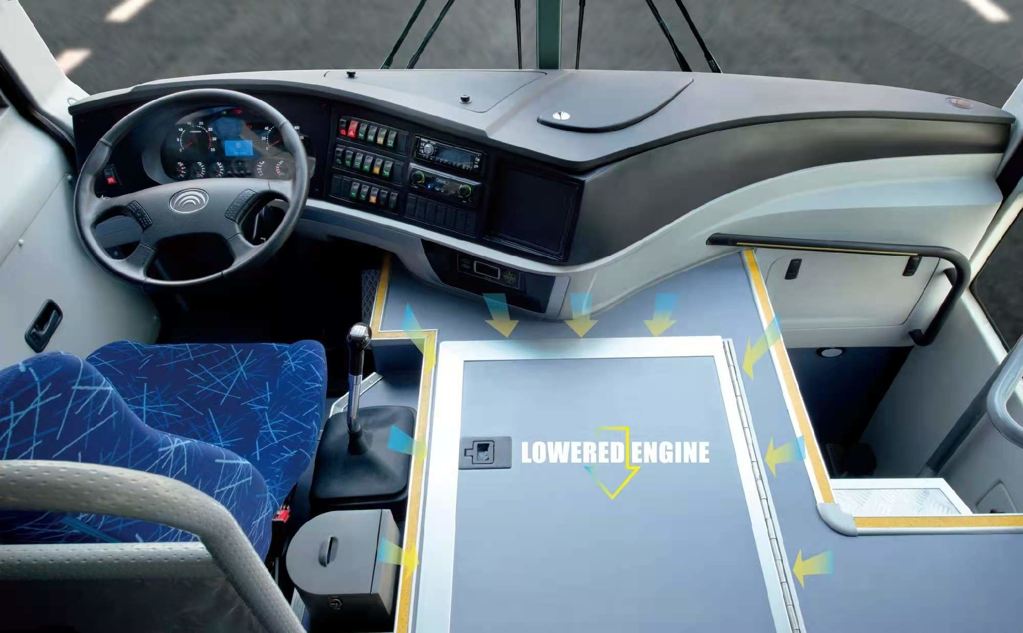New Bus 53 Seats Yutong ZK6120D1 New Bus New Coach Bus Steering LHD Diesel Engines