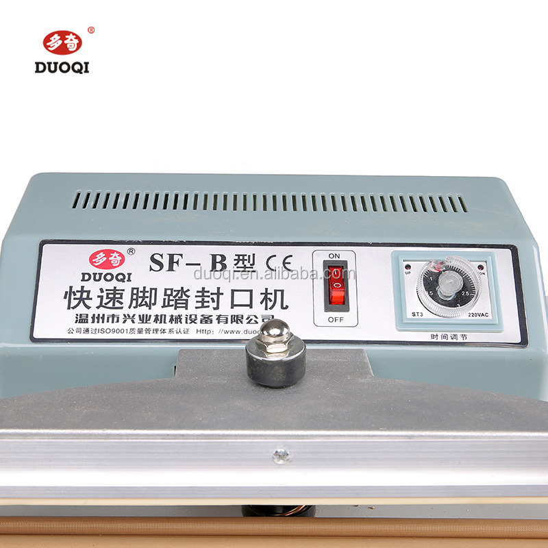 DUOQI SF-500 Iron Foot Pedal Enseal Sealer Bag Sealer Heat Sealing for Case Packaging