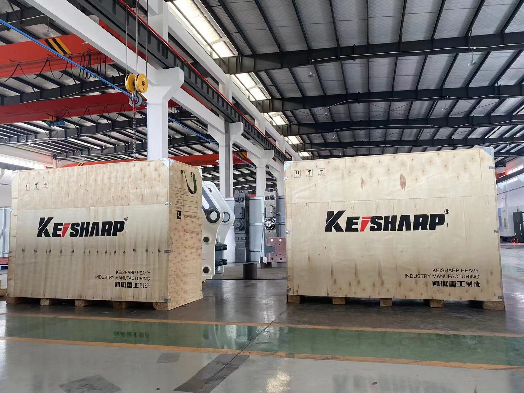 Wear Resistant Alloy Box Type Hydraulic Breaker KS550 For Construction