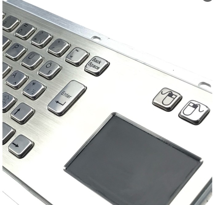 Industrial Panel Mounted Keyboard IP65 / IK07 Waterproof Dustproof Explosionproof