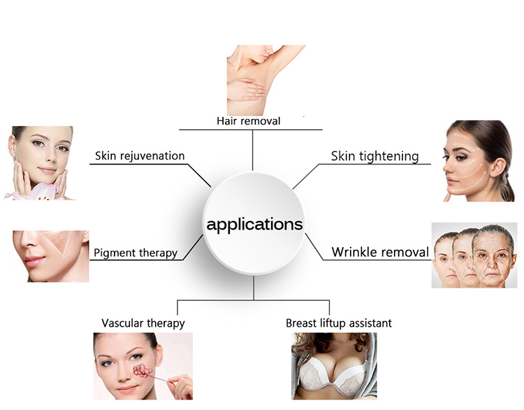 Professional IPL Laser Hair Removal Machines For Salon​ 2 Years Warranty