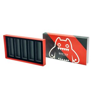 Customized Size Drawer Box with Matt Lamination Varnishing and Embossing for