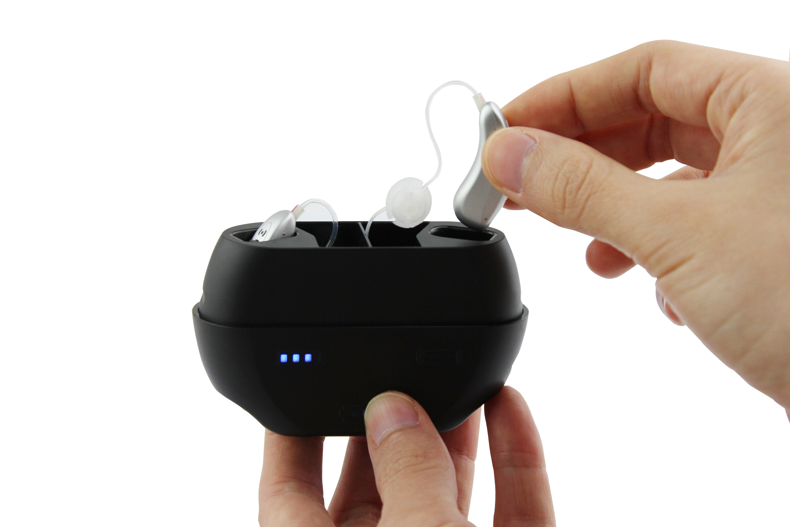 Vigor 402 Rechargeable Hearing Aids WDRC Mini In The Ear Personal Hearing System