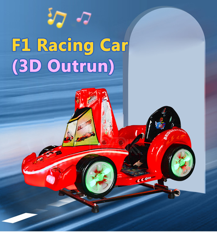 2021 new F1 outrun 3D racing cradle children's electric shopping mall kids game machine swing machine
