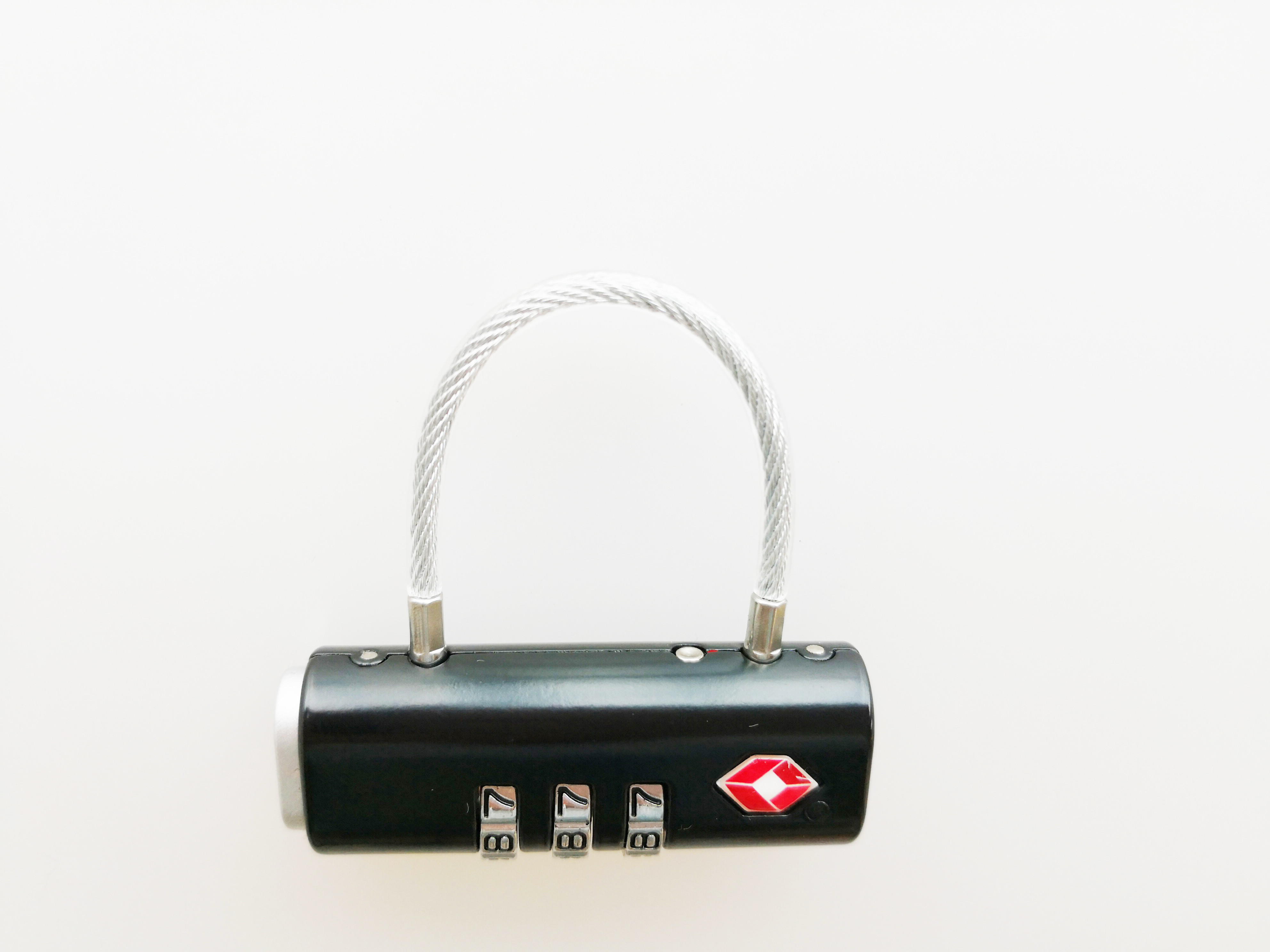 Green TSA Combination Padlock TSA 21009 64.9g With Logo Printed BSCI Certified