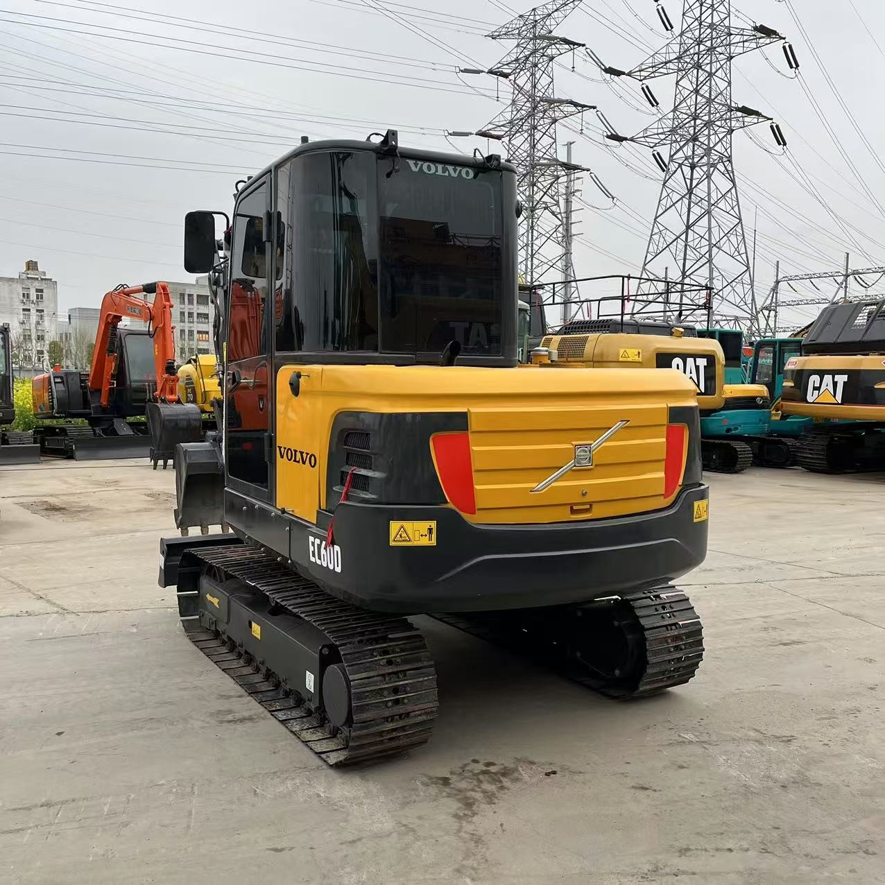 Used Volvo Excavators EC60D 2024year Second Hand Small Crawler 6ton