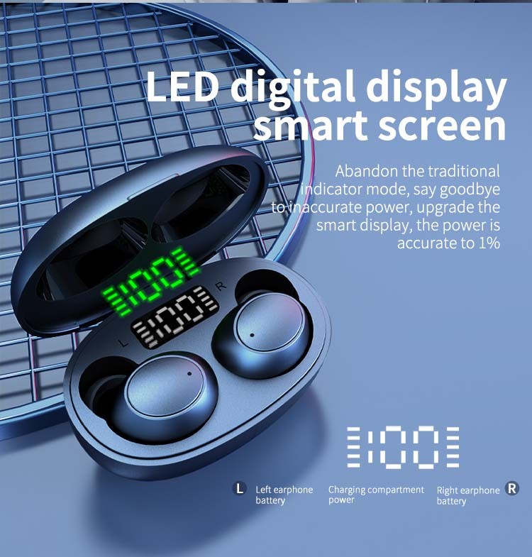 10m HI Smart Earphone Wireless Charging Earbuds With Stereo Sound