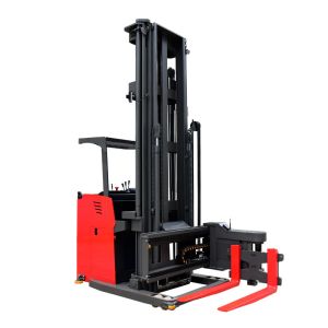 1.0t 1.5t Electric Three Way Forklift Pallet Stacker For Narrow Aisle