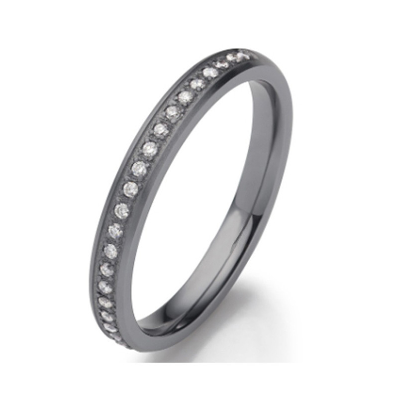 Matt Finish Pure Tantalum Men's Wedding Band Alin Romantic Starry Sky Wedding Ring