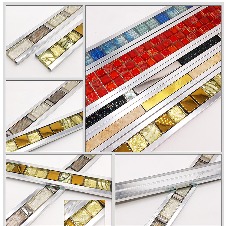 3mm Listello Tile Trim , Weather Resistant Mosaic Tile Strip In Shower