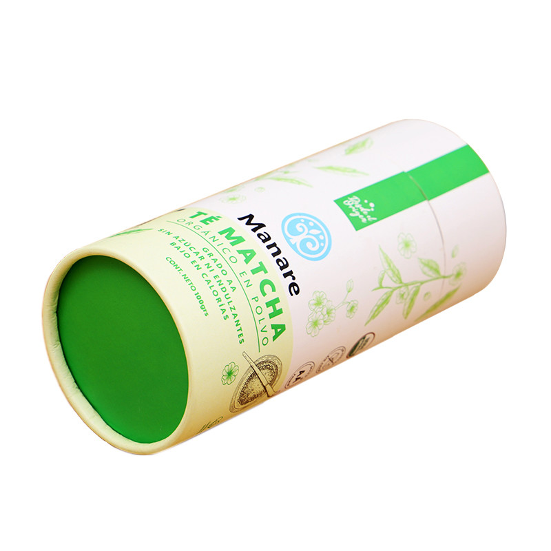 Recyled Lip Balm Tubes Cardboard Cylinder Packaging With Push Tab