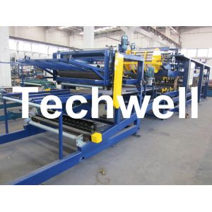 Custom Automatic Continuous Polyurethane Sandwich Panel Line For Cooling Room