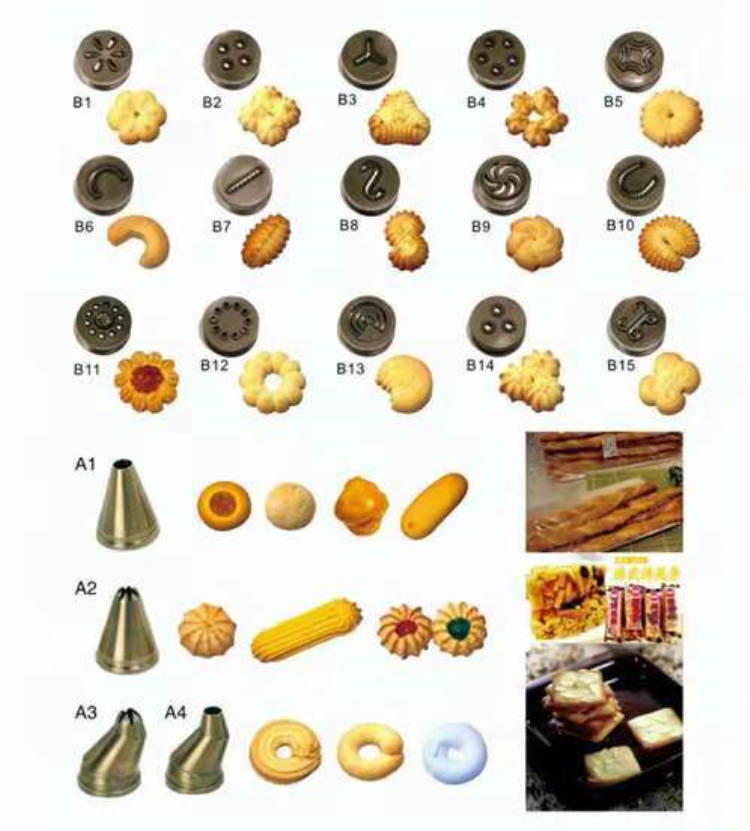 Multi - Function Automatic Cookie Production Line Mini Tray Type Wire Cut Deposit Cookie Machine