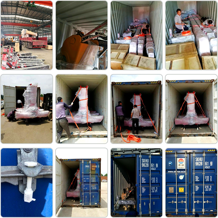 14 Tons Lorry Truck Crane 20m Max. Lifting Height Hydraulic Crane For Truck