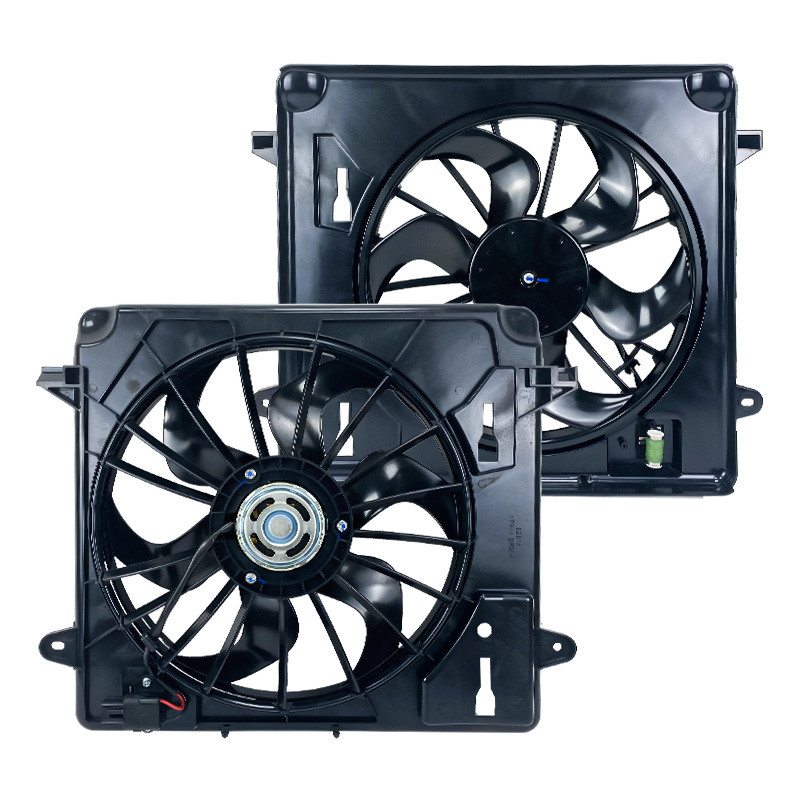 600W Auto Cooling Fans / Car Cooling Fan For Jeep Wrangler JK 2007 OE No. 55056642AD