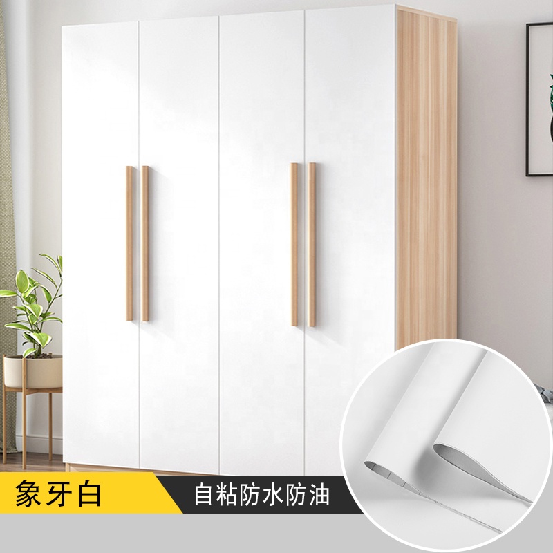 Pink Wardrobe Cover Stickers 60cm Vinyl Stickers For Wardrobe Doors