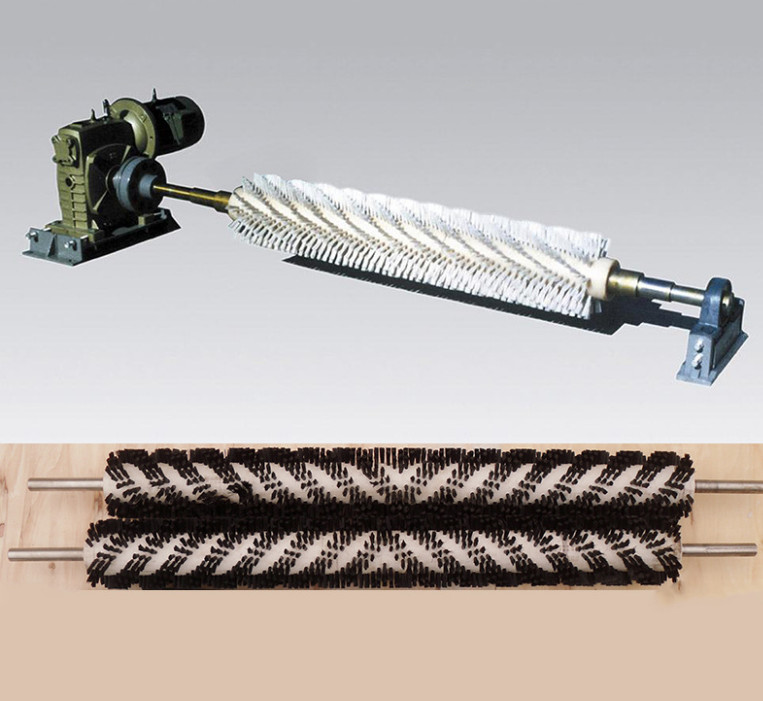 Mine Unpowered Brush Conveyor Brush Cleaner