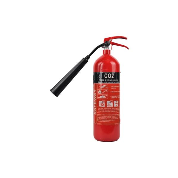 Residential Carbon Dioxide CO2 Fire Extinguisher 3kg 2.5mm Thickness 550mm