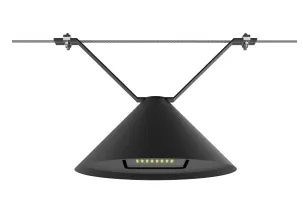 Factoty Price Alu. Waterproof 130lm/W Black 50W IP66 Fast Installation Sidewalk PV Road Pavement Wall Integrated Parking Courtyard LED Solar Garden Street Light
