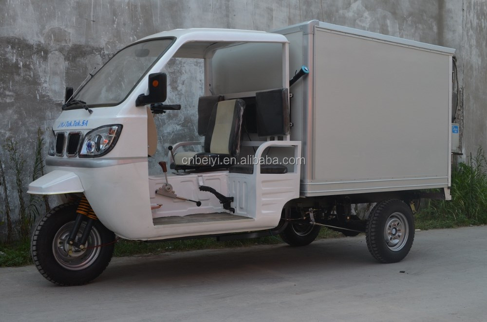 Front Drum Rear Drum Brake System Hydraulic High Power Three Wheel Van Cargo Motorcycle for 1 Passenger