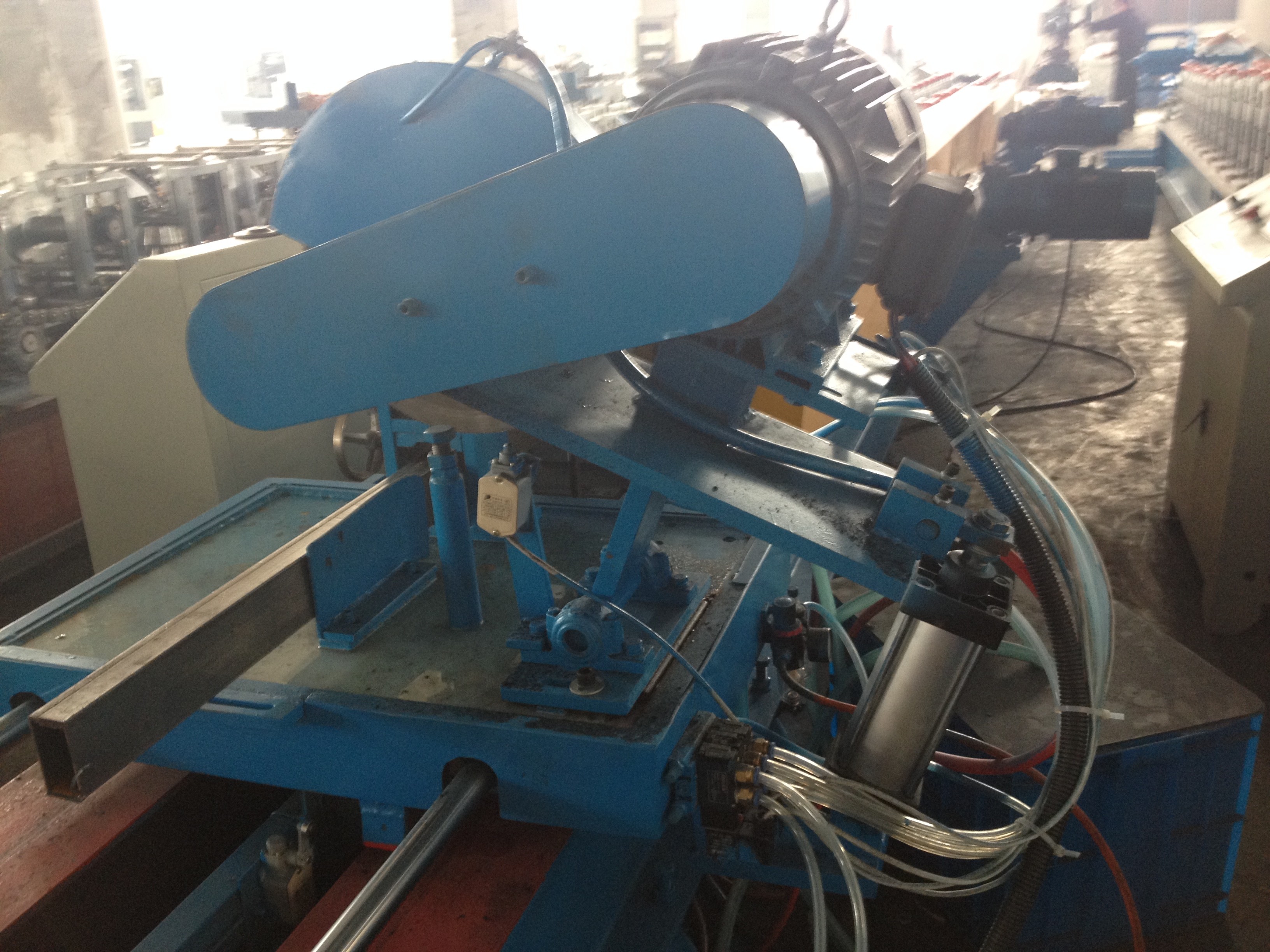 Galvanized Cold Steel Sheet Rain Downspout Pipe Roll Forming Machine High Speed