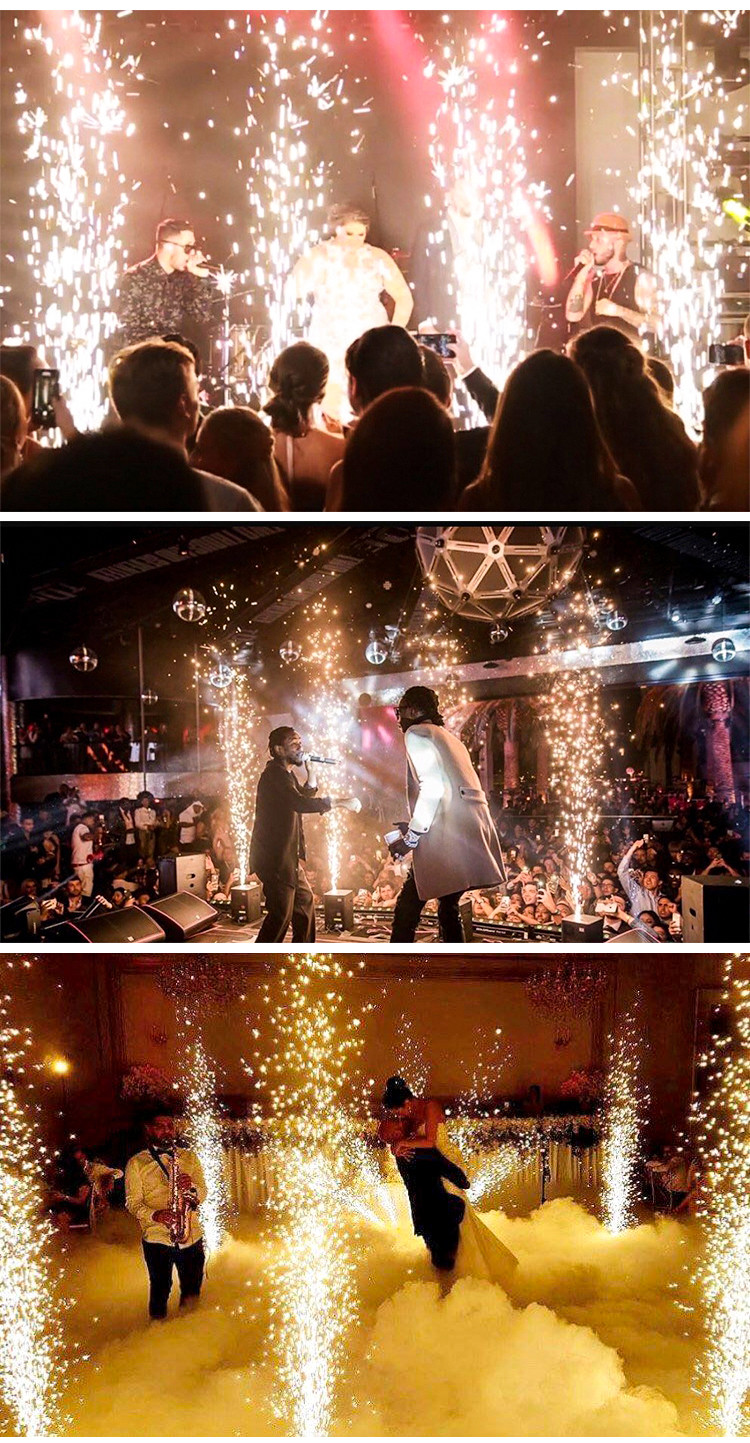 Party Wedding Sparklers Machine Waterfall Disco Cold Spark Sparkler Fountains
