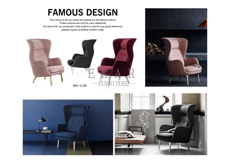 Metal Base Fashion Design Fabric Living Room Leisure Chair