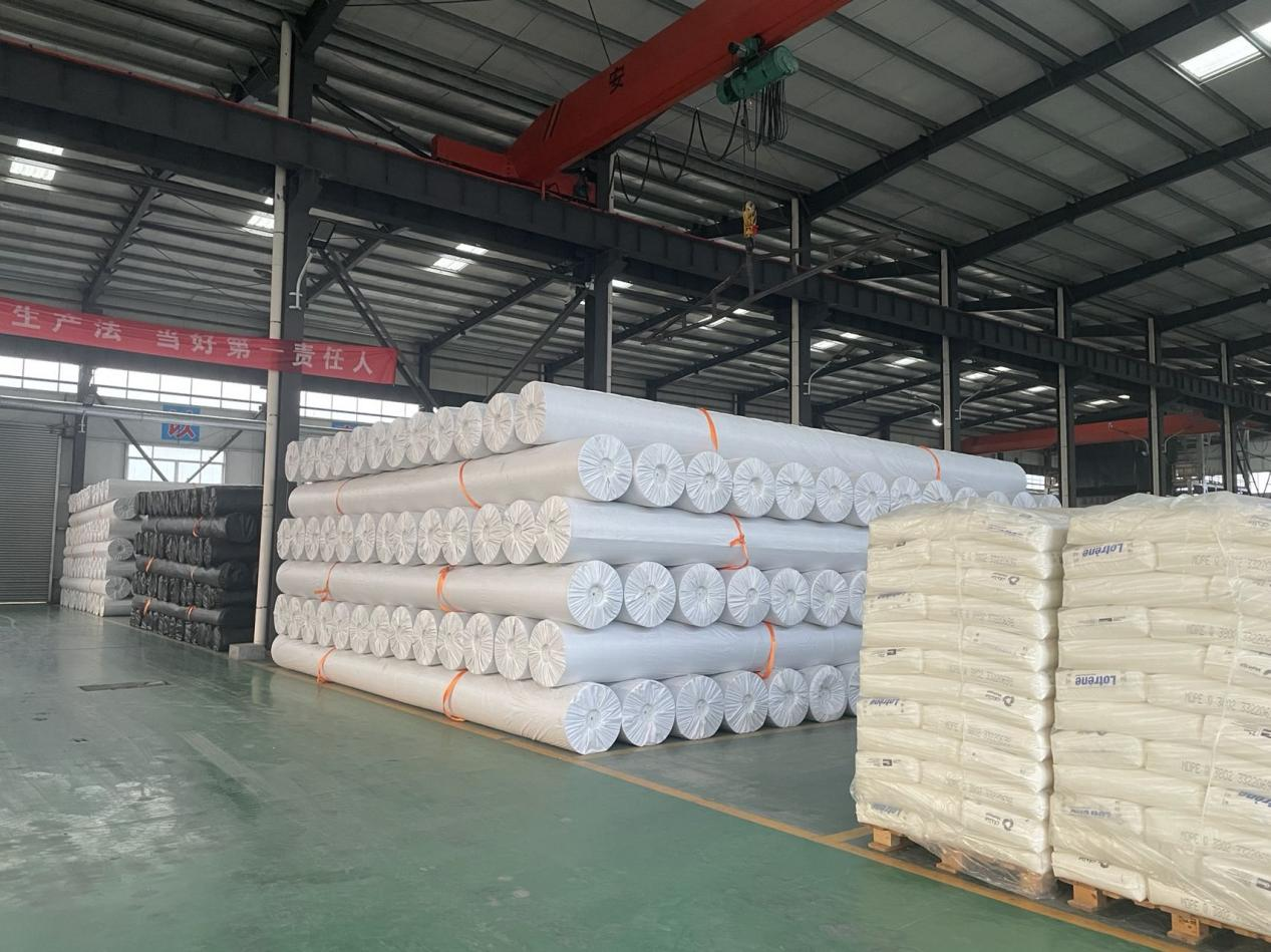 300g 400g Non Woven Geotextile For Road Landfill Needle Punched for Landfill Projects