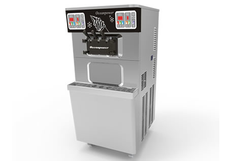 65L/H Oceanpower 2 independent systems soft Ice Cream Machine machine OP865C