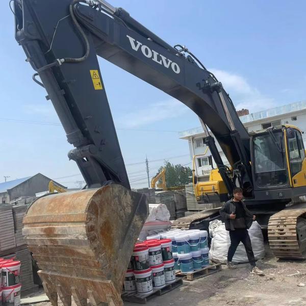 Original 48 Ton Volvo Used Excavator Big Digger Used Volvo 480 Machinery Repair