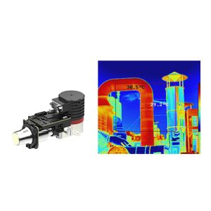 320x256 Optical Gas Imaging MWIR Cooled Ir Detector 7W For Detecting Gas Leaks